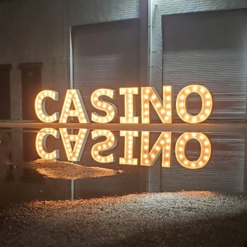4'h CASINO Marquee Letters