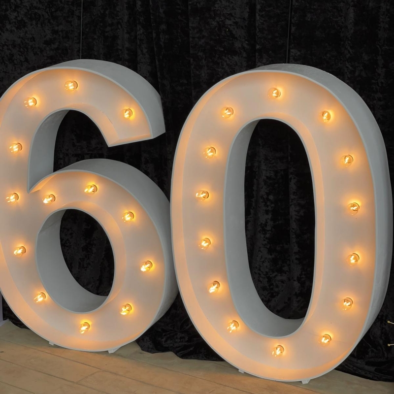 4' Marquee Numbers