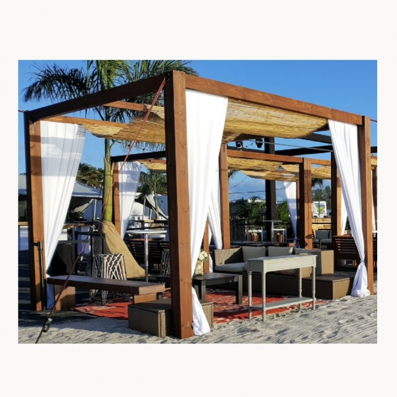 12'x12'x9'h Wood Cabana