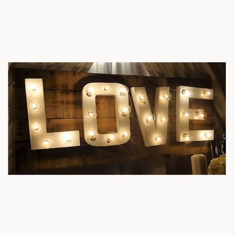4'x2' Marquee Letters LOVE Sign