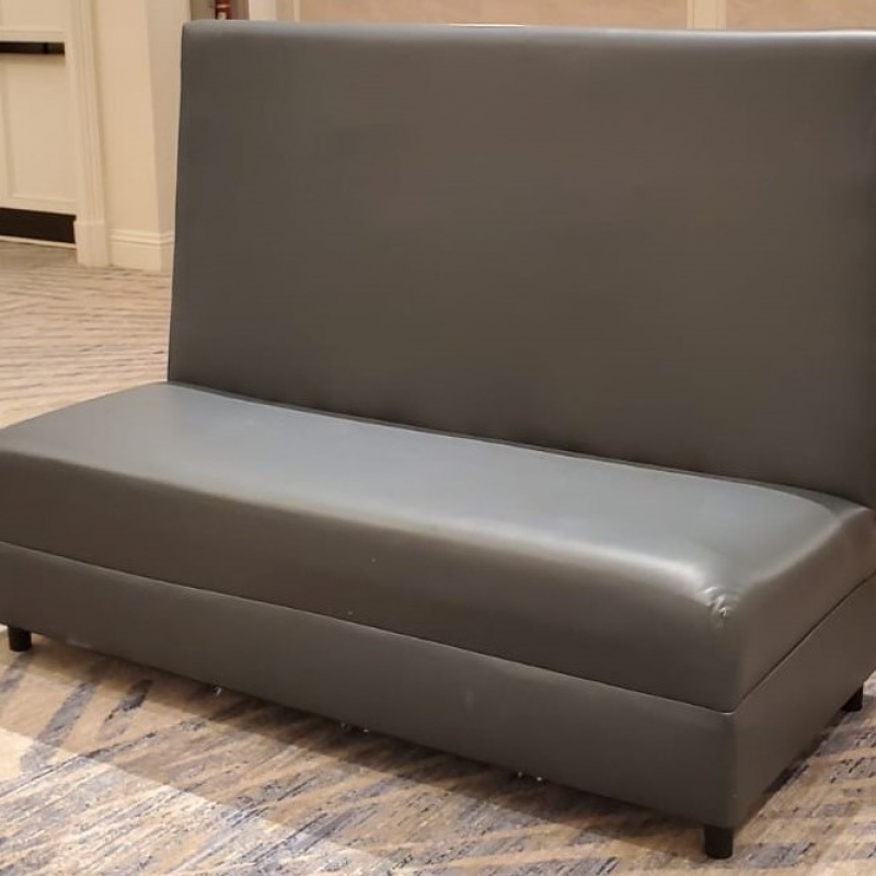 High Back Gray Modular Sofa  72x32x50H